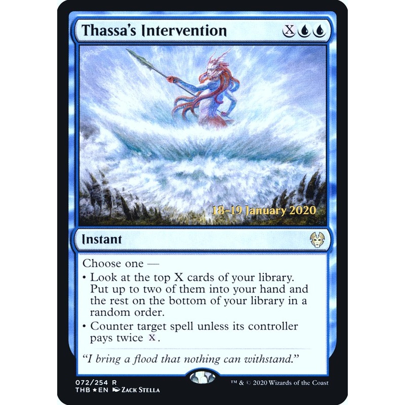 Thassa's Intervention [Theros Beyond Death Prerelease Promos]
