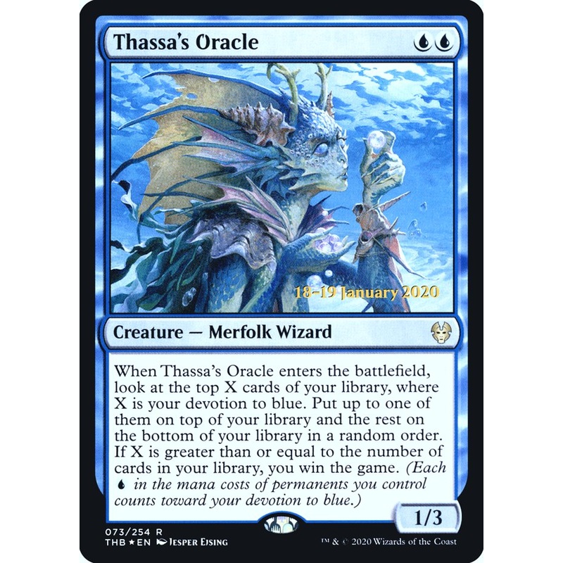 Thassa's Oracle [Theros Beyond Death Prerelease Promos]