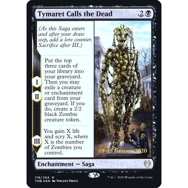 Tymaret Calls the Dead [Theros Beyond Death Prerelease Promos]