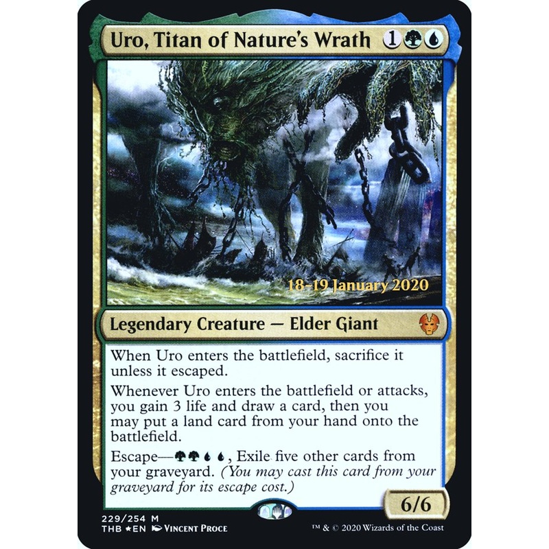 Uro, Titan of Nature's Wrath [Theros Beyond Death Prerelease Promos]