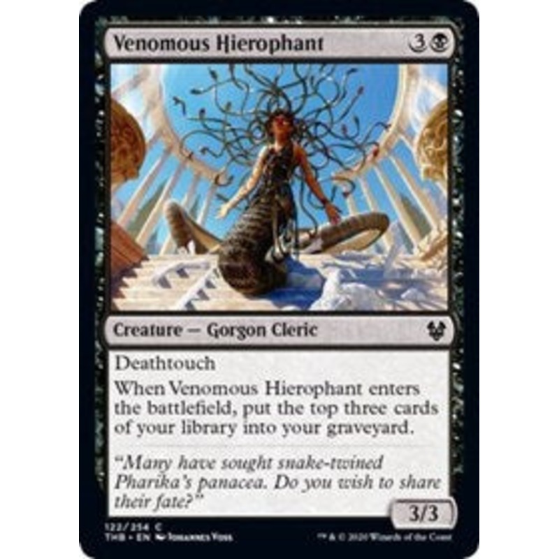 Venomous Hierophant [Theros Beyond Death]