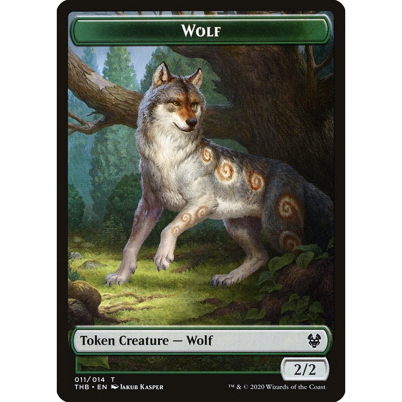 Wolf Token [Theros Beyond Death Tokens]