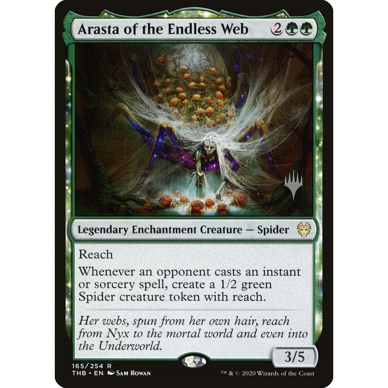 Arasta of the Endless Web (Promo Pack) [Theros Beyond Death Promos]