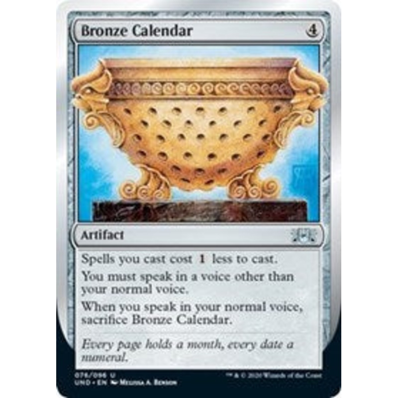 Bronze Calendar [Unsanctioned]