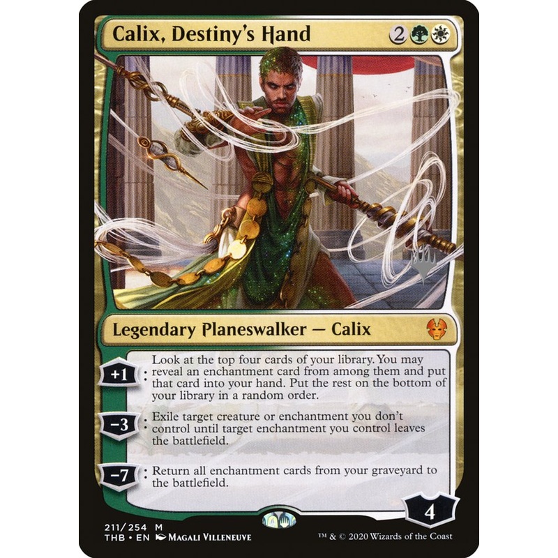 Calix, Destiny's Hand (Promo Pack) [Theros Beyond Death Promos]