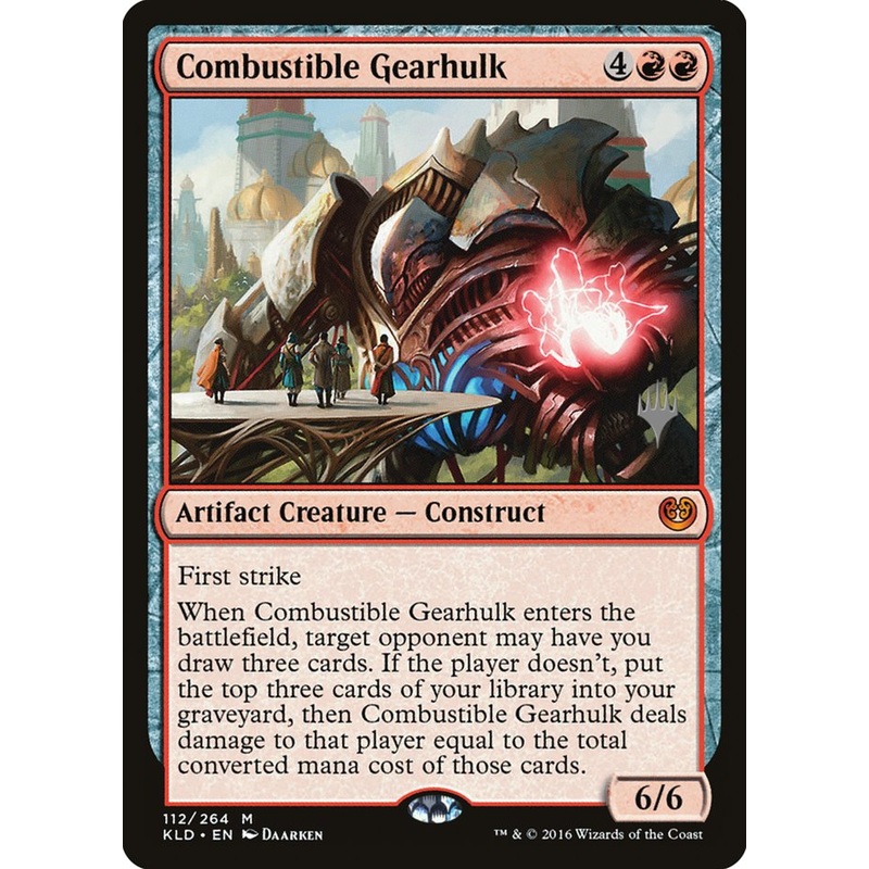 Combustible Gearhulk (Promo Pack) [Kaladesh Promos]