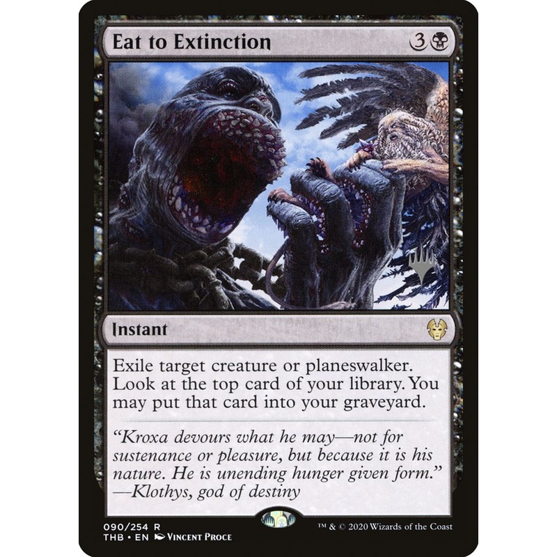 Eat to Extinction (Promo Pack) [Theros Beyond Death Promos]