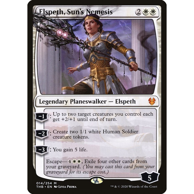 Elspeth, Sun's Nemesis (Promo Pack) [Theros Beyond Death Promos]