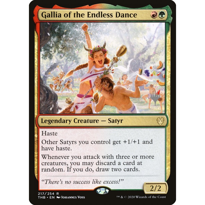 Gallia of the Endless Dance (Promo Pack) [Theros Beyond Death Promos]