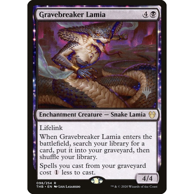 Gravebreaker Lamia (Promo Pack) [Theros Beyond Death Promos]