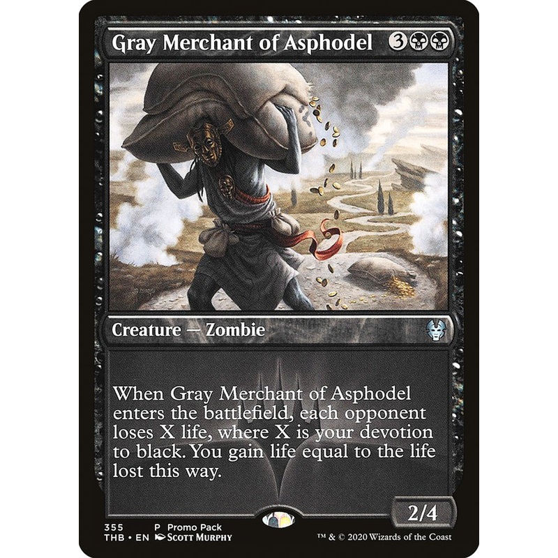 Gray Merchant of Asphodel (Promo Pack) [Theros Beyond Death Promos]
