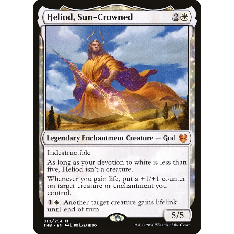 Heliod, Sun-Crowned (Promo Pack) [Theros Beyond Death Promos]
