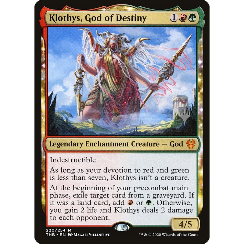 Klothys, God of Destiny (Promo Pack) [Theros Beyond Death Promos]