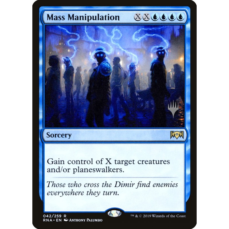 Mass Manipulation (Promo Pack) [Ravnica Allegiance Promos]