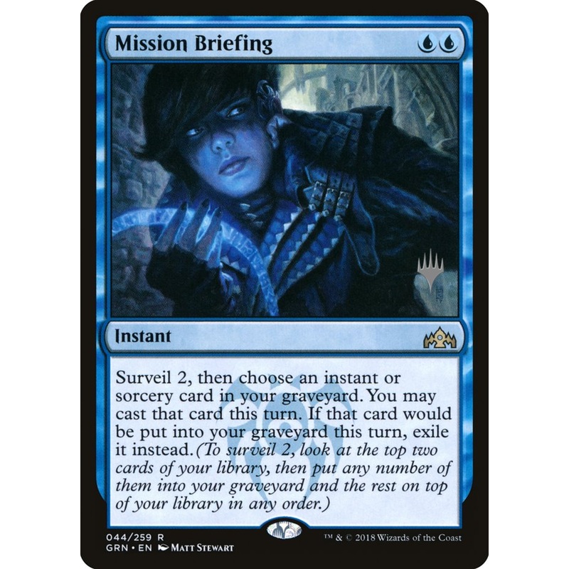 Mission Briefing (Promo Pack) [Guilds of Ravnica Promos]
