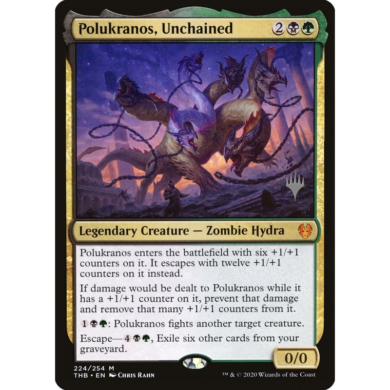 Polukranos, Unchained (Promo Pack) [Theros Beyond Death Promos]