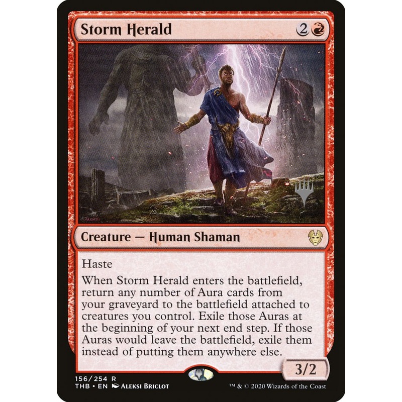 Storm Herald (Promo Pack) [Theros Beyond Death Promos]