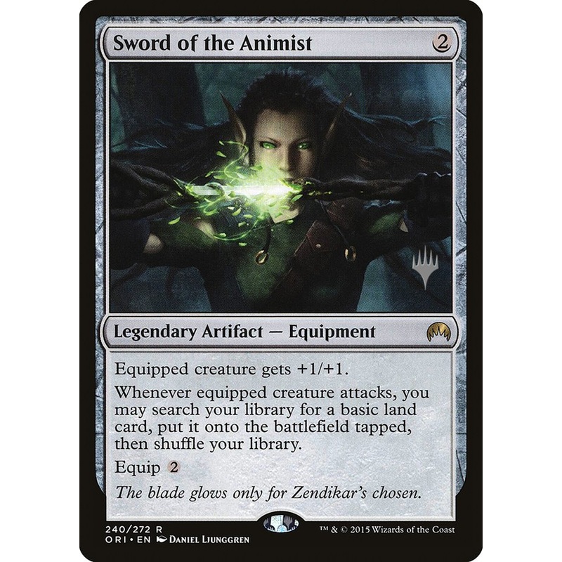 Sword of the Animist [Magic Origins Promos]