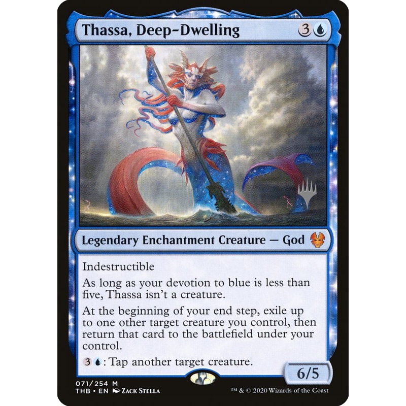 Thassa, Deep-Dwelling (Promo Pack) [Theros Beyond Death Promos]