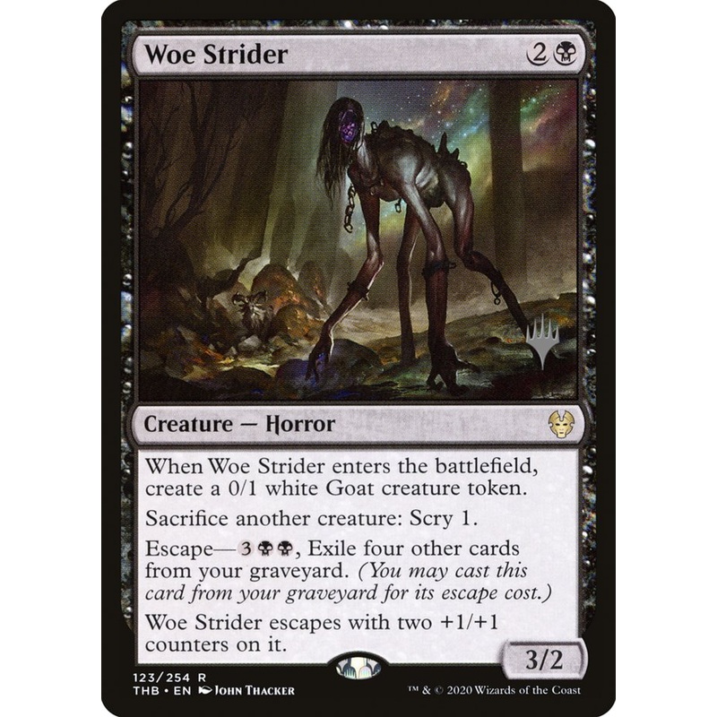 Woe Strider (Promo Pack) [Theros Beyond Death Promos]