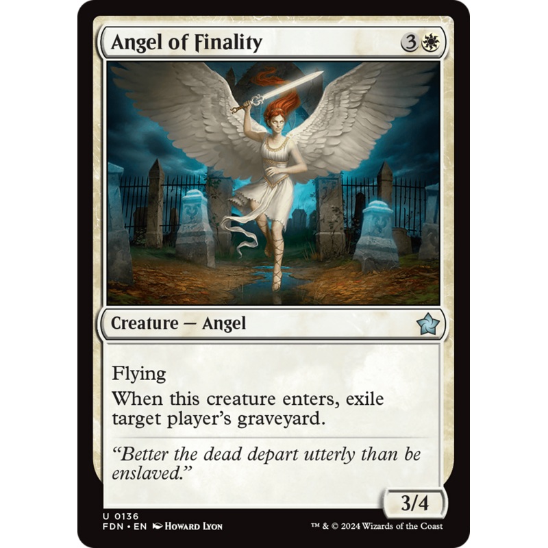 Angel of Finality [Foundations]