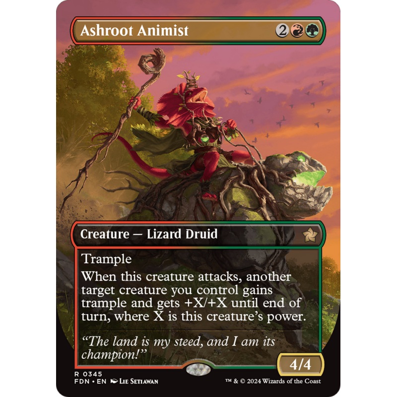 Ashroot Animist (Borderless) [Foundations]