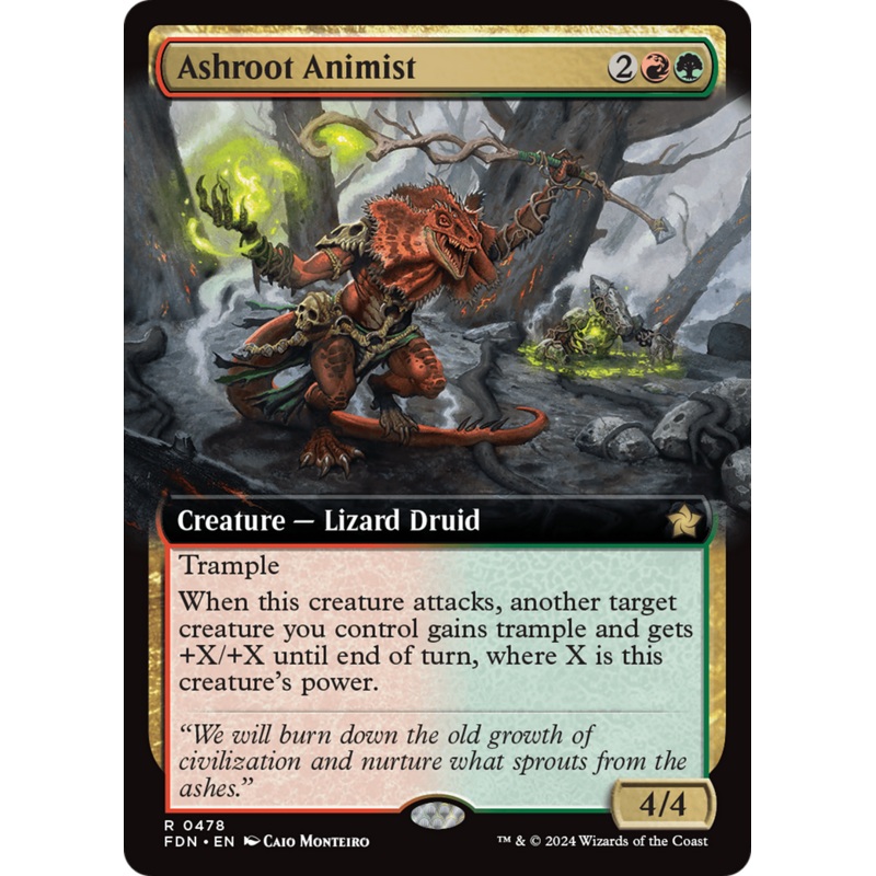 Ashroot Animist (Extended Art) [Foundations]
