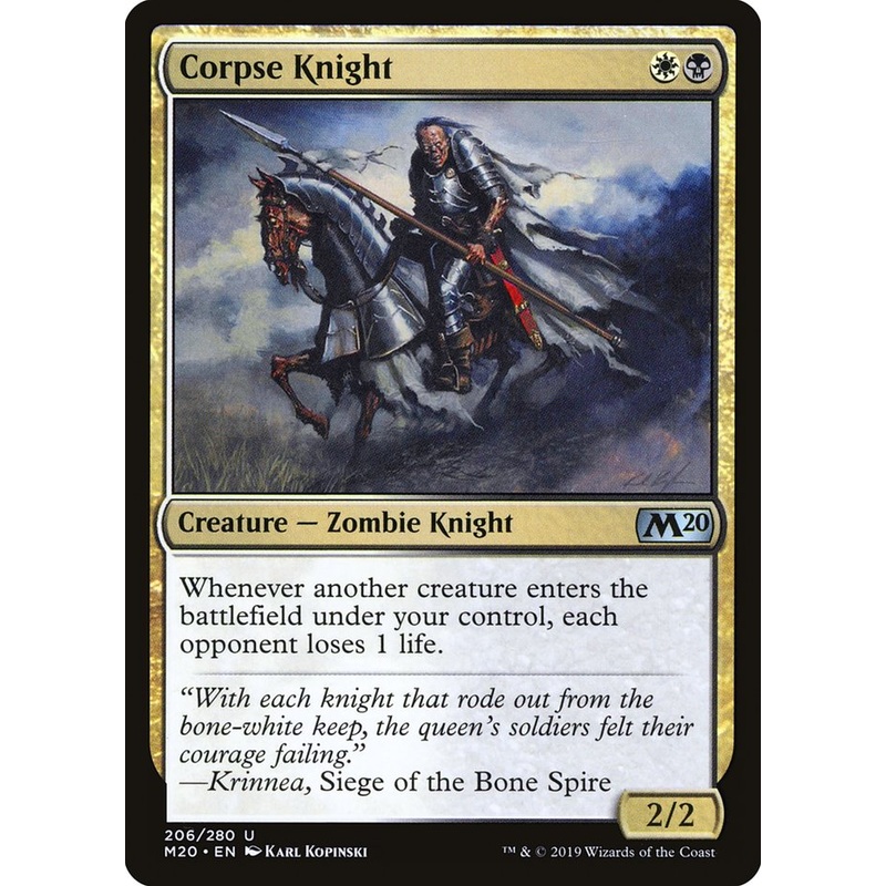 Corpse Knight (2/2) [Core Set 2020]
