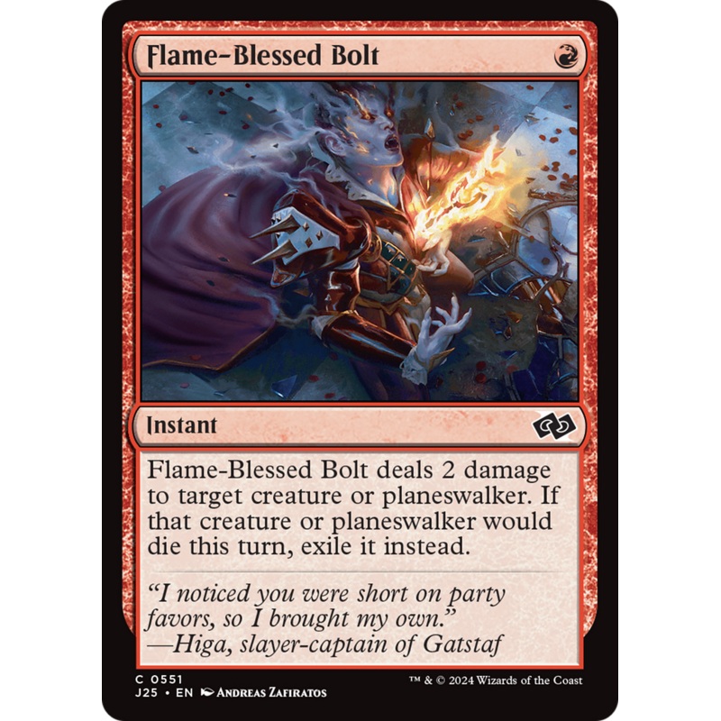 Flame-Blessed Bolt [Foundations Jumpstart]