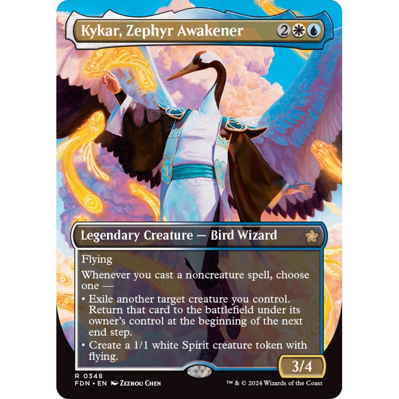 Kykar, Zephyr Awakener (Borderless) [Foundations]