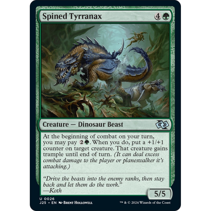 Spined Tyrranax [Foundations Jumpstart]