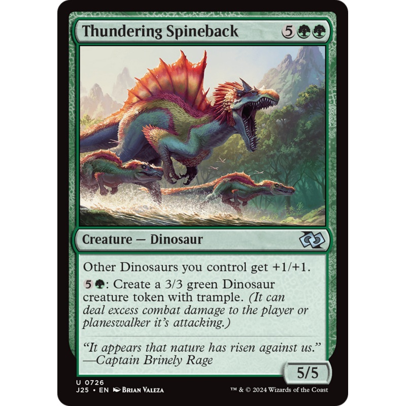 Thundering Spineback [Foundations Jumpstart]