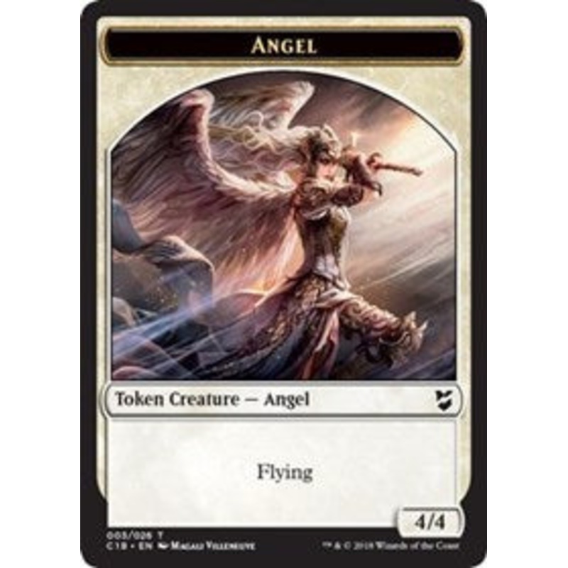 Angel // Soldier Double-Sided Token [Commander 2018 Tokens]