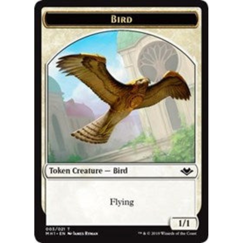 Bird (003) // Myr (019) Double-Sided Token [Modern Horizons Tokens]