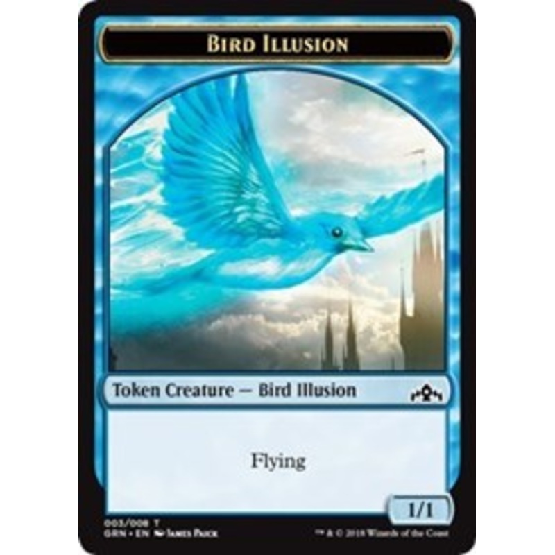 Bird Illusion Token [Guilds of Ravnica Tokens]