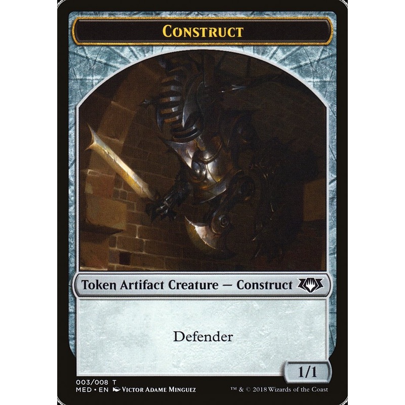 Construct Token (3) [Mythic Edition Tokens]