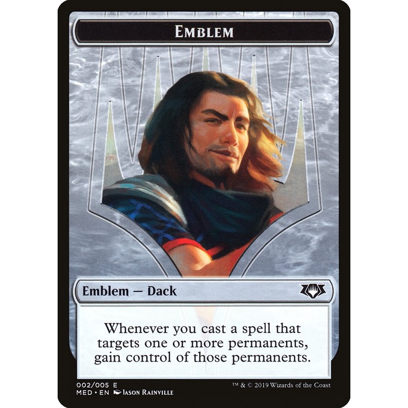 Dack Fayden Emblem [Mythic Edition Tokens]
