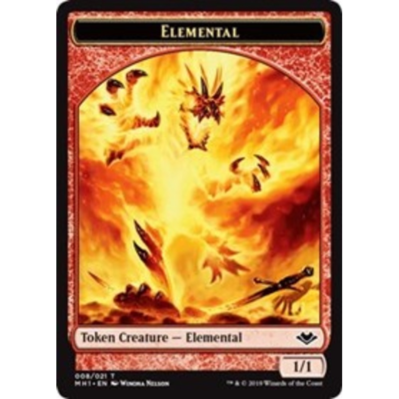 Elemental (008) // Construct (017) Double-Sided Token [Modern Horizons Tokens]