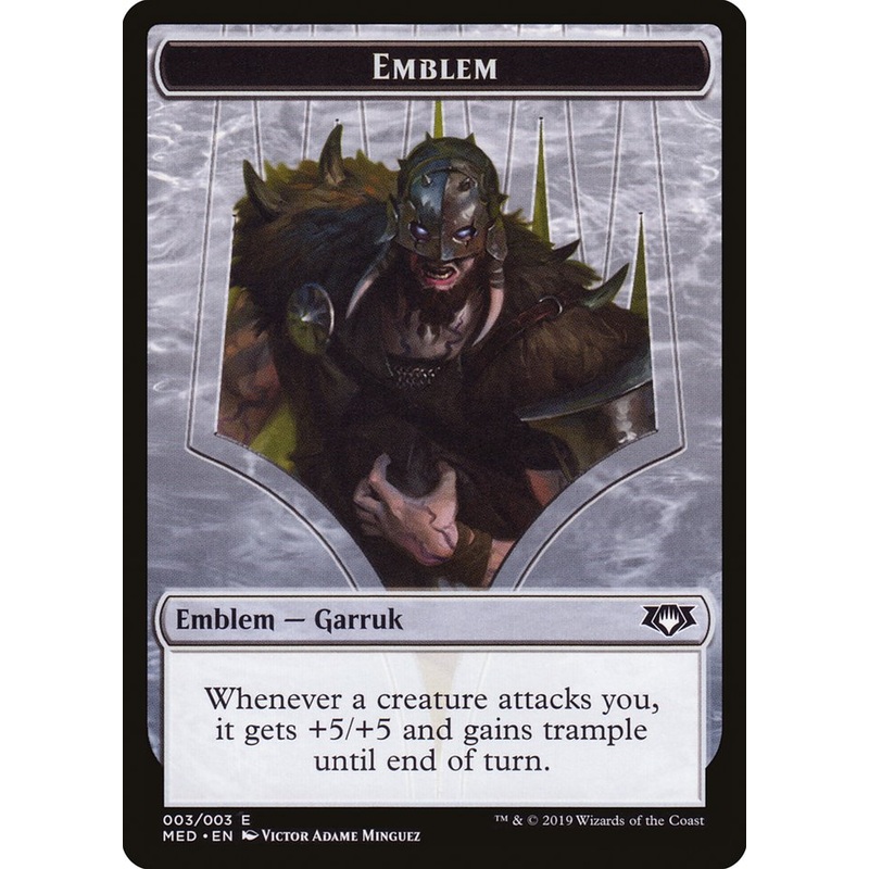 Garruk, Apex Predator Emblem [Mythic Edition Tokens]