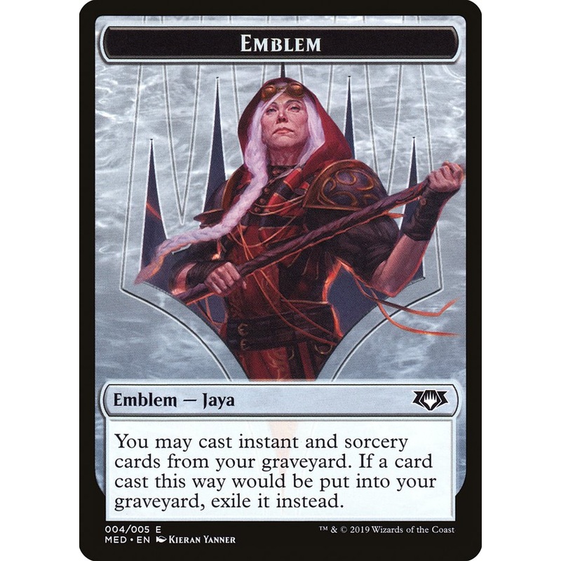 Jaya Ballard Emblem [Mythic Edition Tokens]