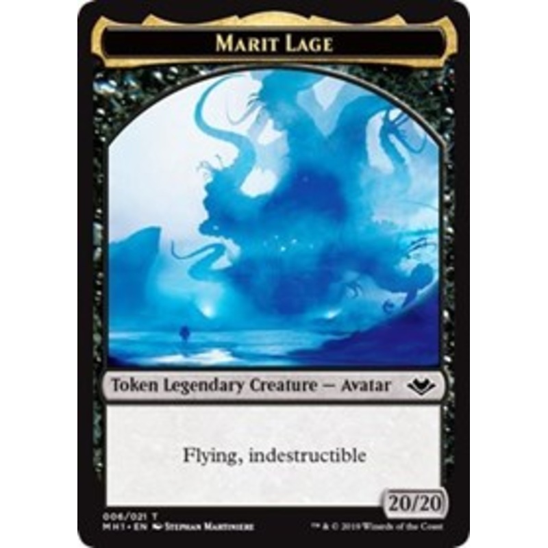 Marit Lage (006) // Elemental (008) Double-Sided Token [Modern Horizons Tokens]