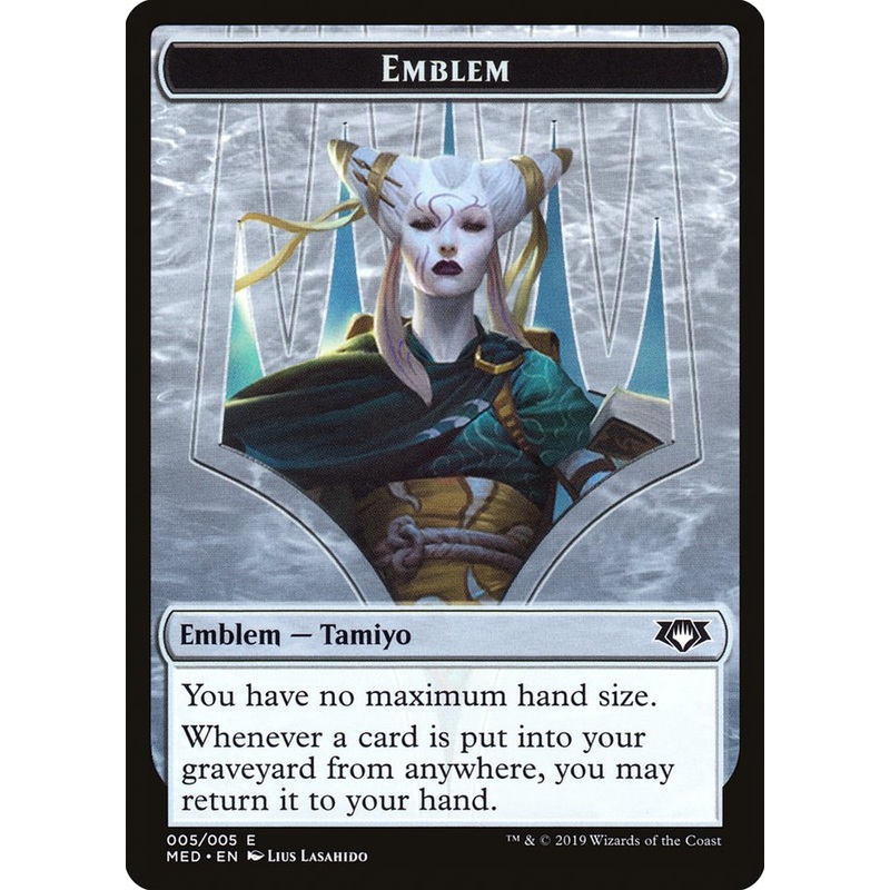 Tamiyo, the Moon Sage Emblem [Mythic Edition Tokens]