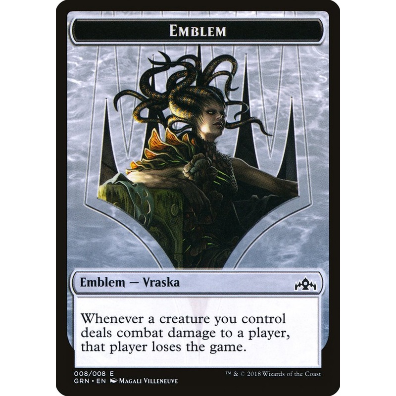 Vraska, Golgari Queen Emblem [Guilds of Ravnica Tokens]