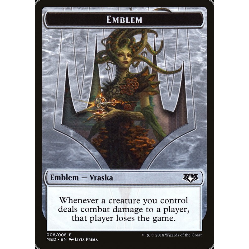 Vraska, Golgari Queen Emblem [Mythic Edition Tokens]