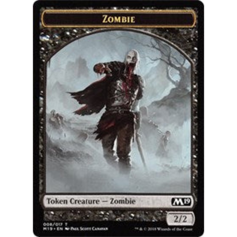 Zombie // Thopter Double-Sided Token (Game Night) [Core Set 2019 Tokens]