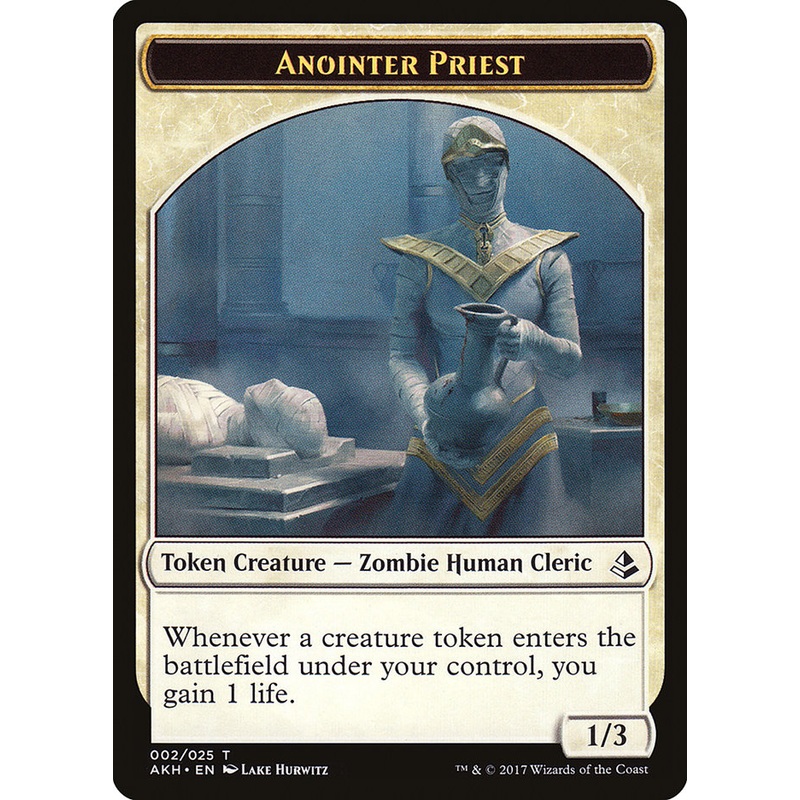 Anointer Priest // Drake Double-Sided Token [Amonkhet Tokens]