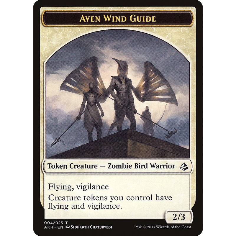 Aven Wind Guide // Hippo Double-Sided Token [Amonkhet Tokens]