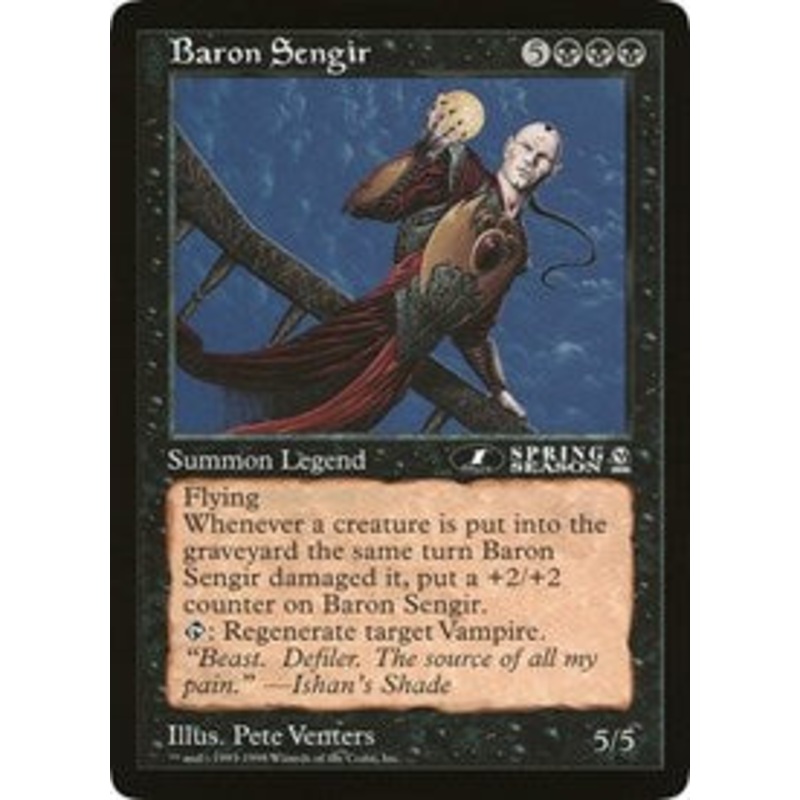 Baron Sengir (Oversized) [Oversize Cards]