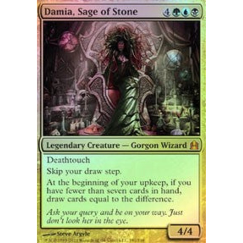 Damia, Sage of Stone (Oversized) [Commander 2011 Oversized]