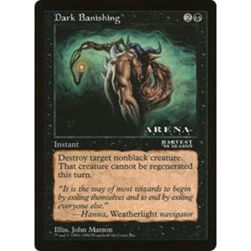 Dark Banishing (Oversized) [Oversize Cards]